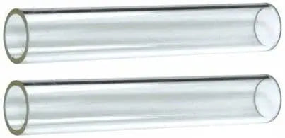 Golden Flame 2-Pieces Glass Tube Replacement for 4-Sided Tall Pyramid Flame Style Patio Heaters
