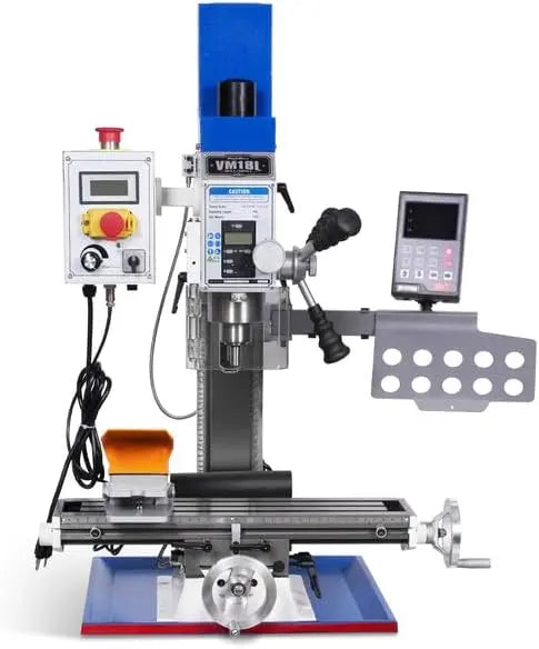 MechMaxx 1 HP 110V 6x20''Benchtop Mill Drill Machine with DRO - VM18LD