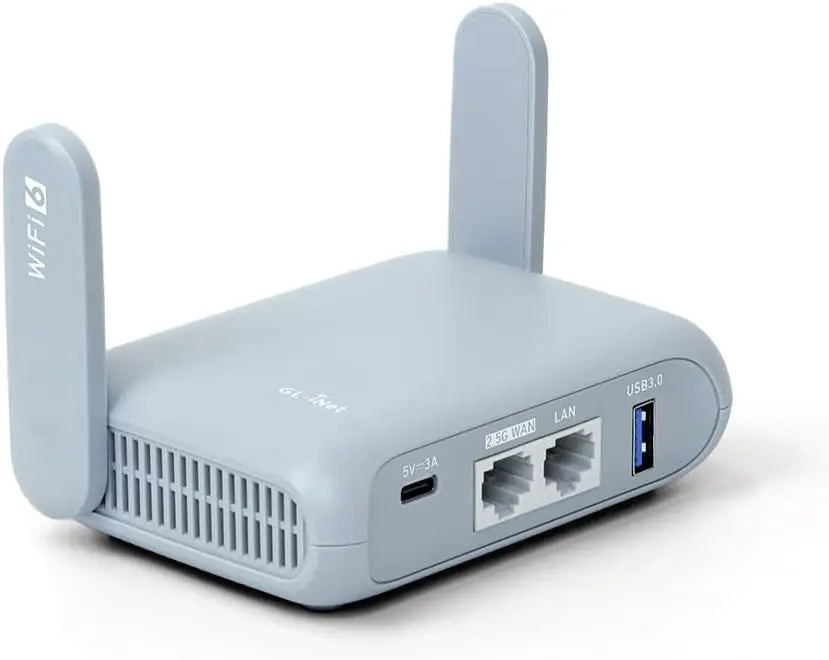 GL.iNet GL-MT3000 Beryl AX Wi-Fi 6 Travel Router - 2.5G WAN, VPN, OpenWrt