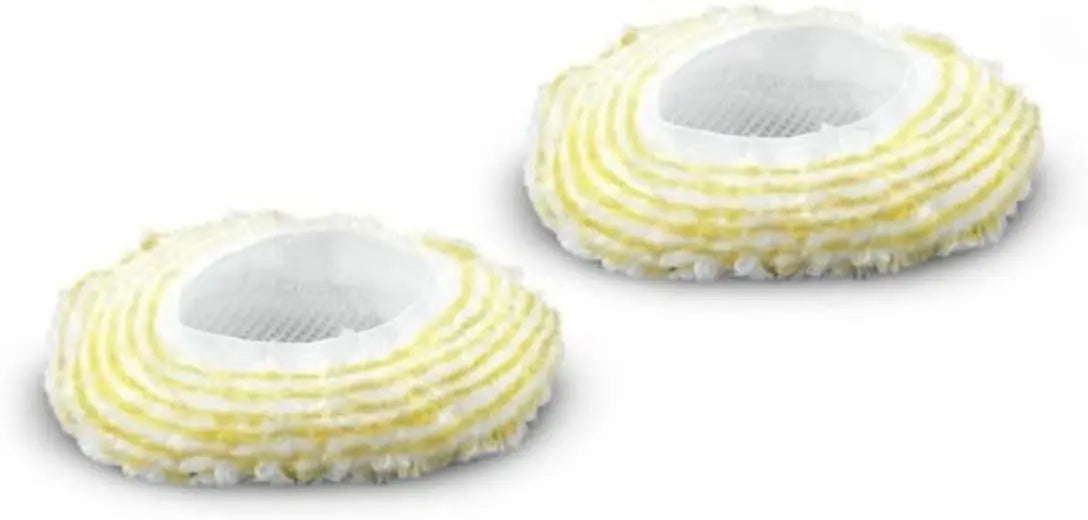 Kärcher - Round Brush Cover Kit Large Size Fine Fibre Optimum Cleaning Results Original Accessory for Steam Cleaners Kärcher