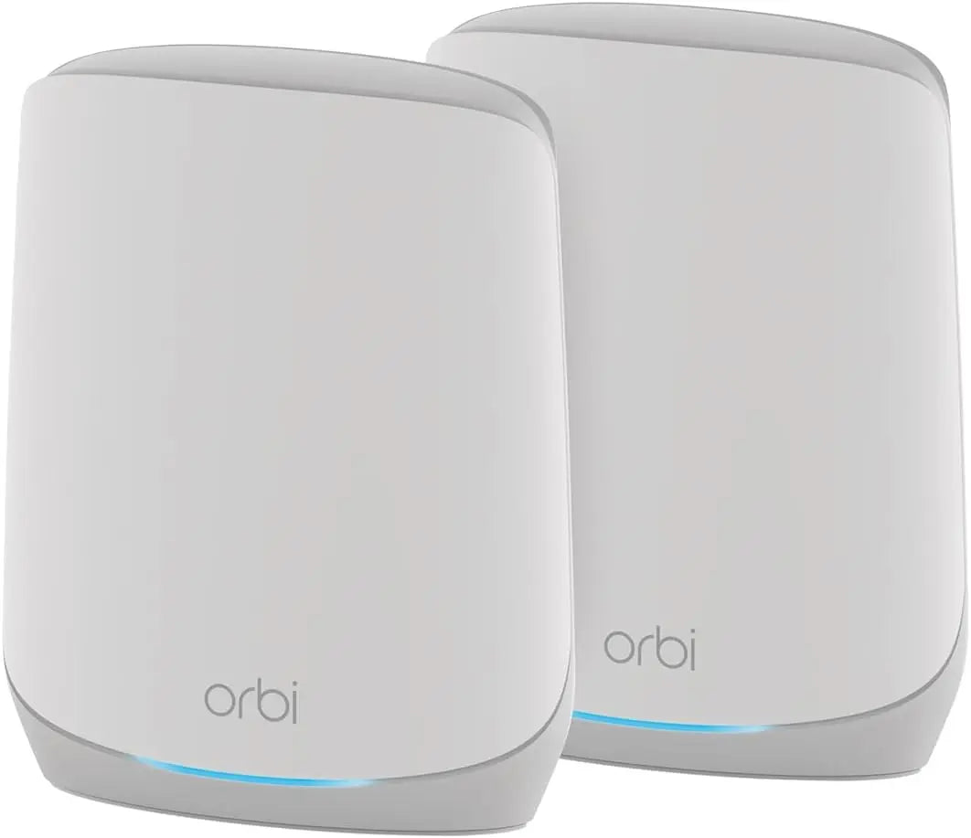 NETGEAR Orbi Whole Home Tri-Band WiFi 6 Mesh Network System - RBK752P, Router with 1 Satellite Extender, Security Features, Coverage up to 5