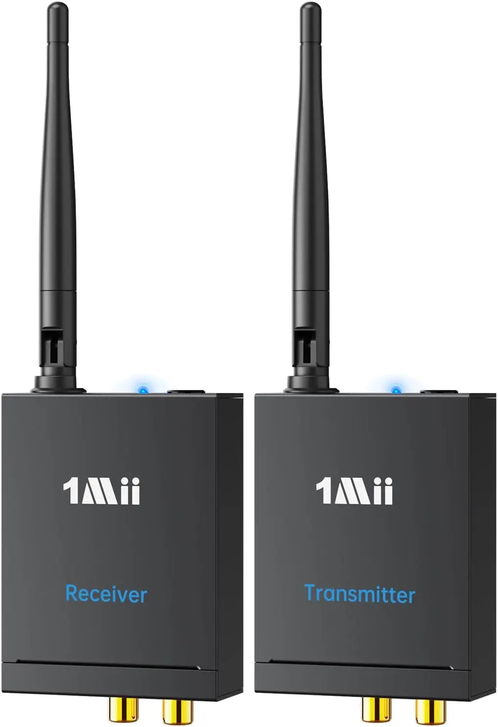 1Mii 2.4Ghz Wireless Audio Transmitter Receiver Set - 1 TX + 1 RX, for TV