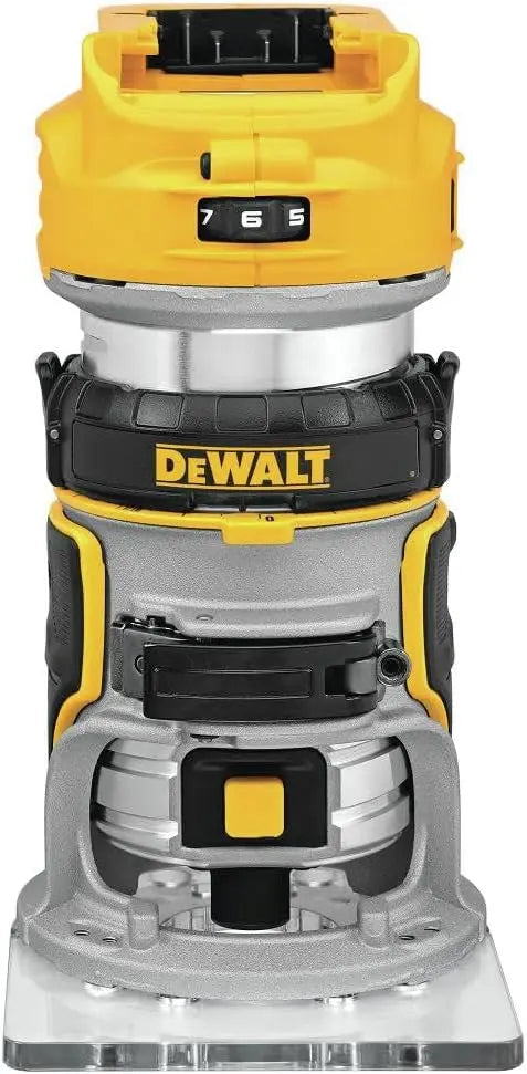 Dewalt DCW600BR 20V Max XR Brushless Compact Lithium-Ion 1/4 Inch Cordless Router - Tool Only, Renewed