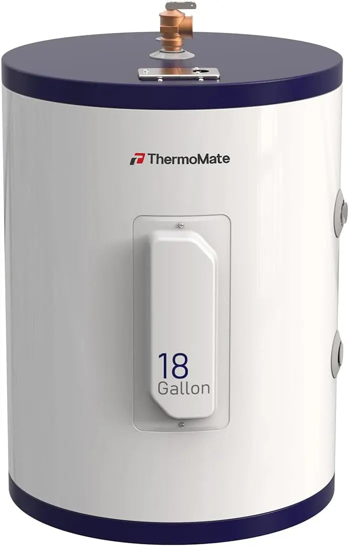 ThermoMate Tank Water Heater Electric - 18 Gallon Small Point of Use Residential Hot Water Heater for Washing & Shower, 120Volt 1500W Compact