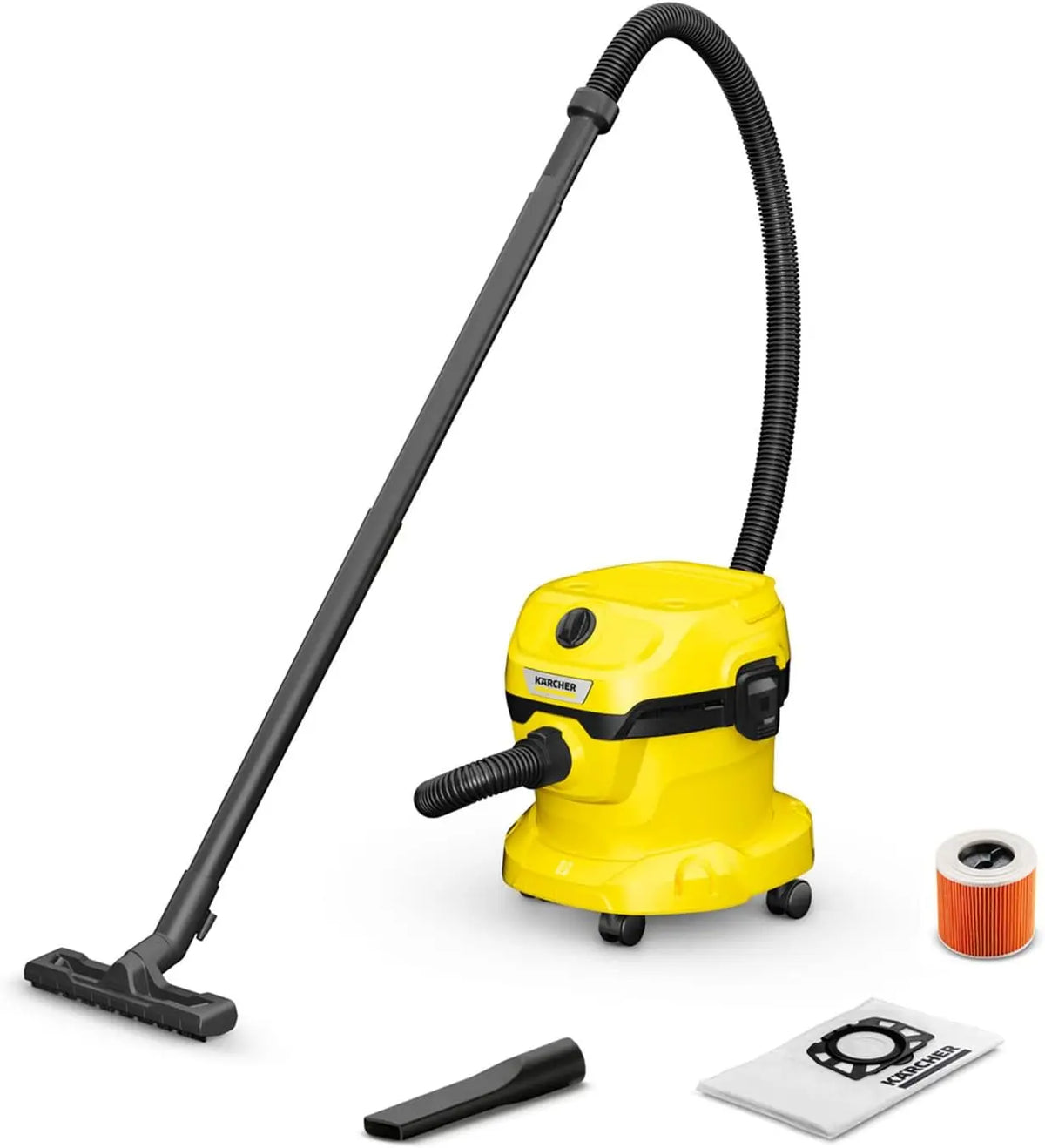 KÄRCHER WD 2 Plus Wet and Dry Vacuum Cleaner - 12 L