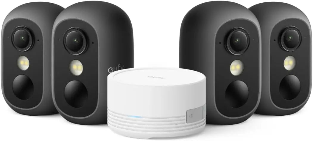 eufy Security eufyCam C35 4-Cam Kit - Wireless Indoor/Outdoor Camera