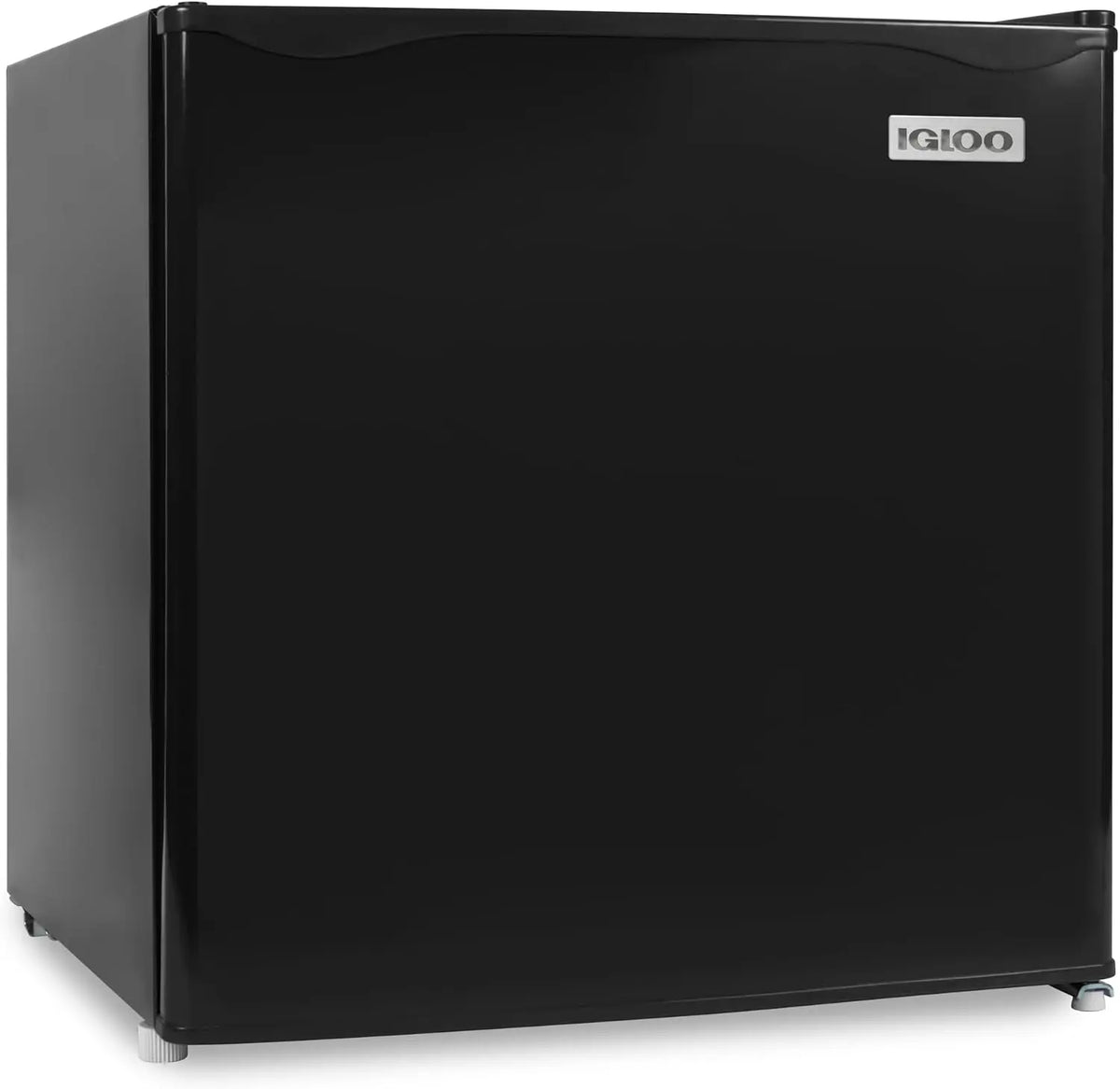 Igloo 1.6 Cu. Ft. Mini Fridge with Freezer- Single Door Compact Refrigerator with Glass Shelves for Homes - Dorms & Offices- Keep Snacks