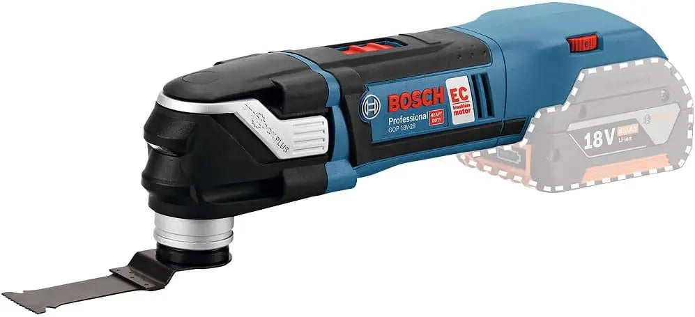 Bosch Professional 18V System Cordless Multi Tool GOP 18V-28 - oscillation angle: 1.4°, without battery, charger
