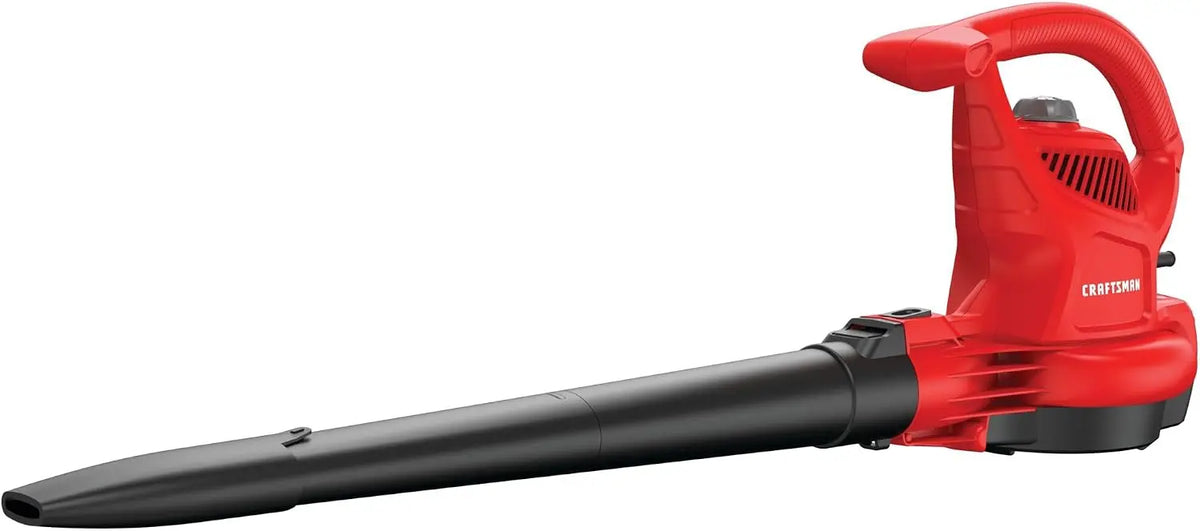 CRAFTSMAN Leaf Blower - Leaf Vacuum and Mulcher, 3-in-1 Backpack Blower, Up to 230 MPH, 12 Amp, Corded Electric, CMEBL700