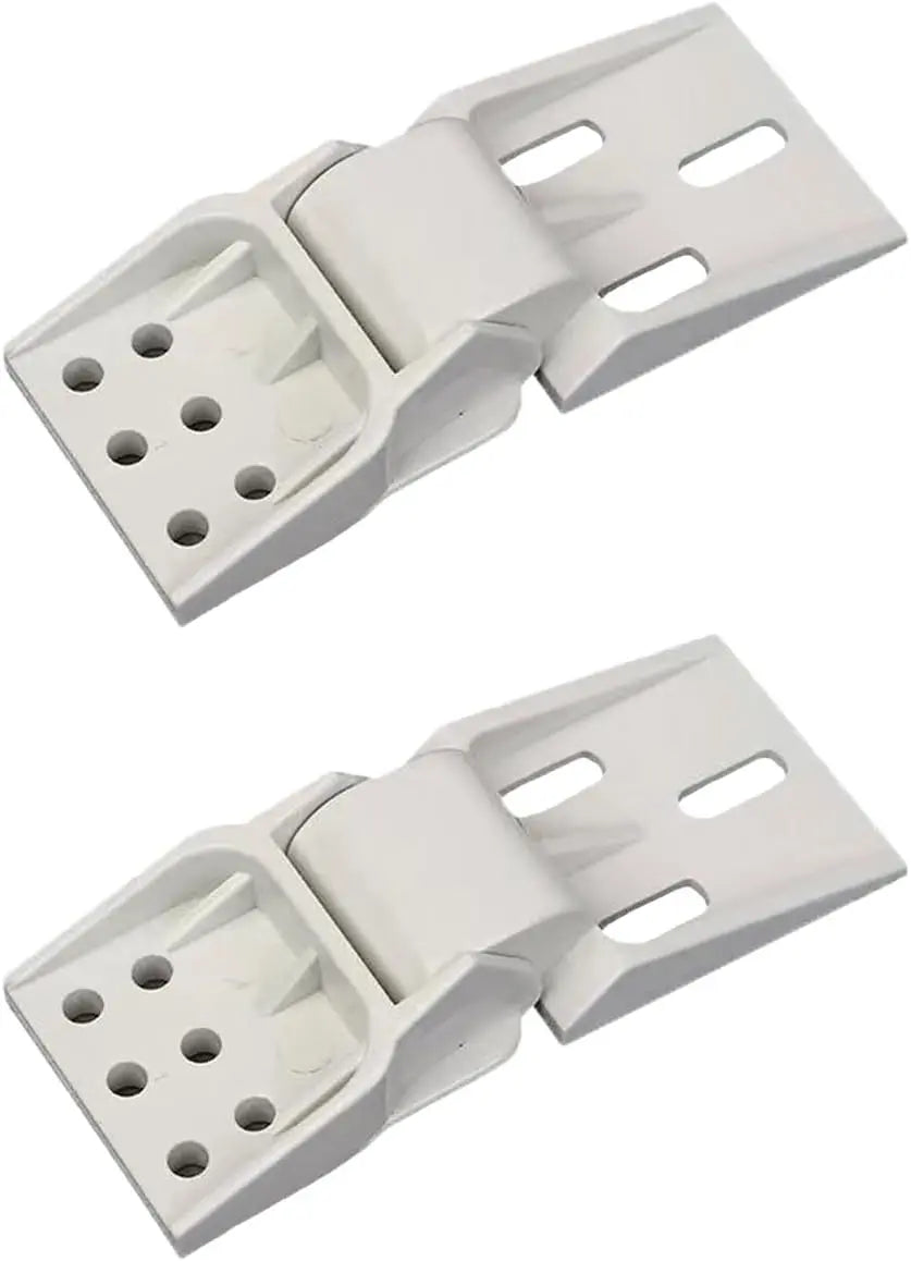 2 Pack Chest Freezer Plastic Hinge - Chest Freezer Hinge Universal, With Screw, Secure Smooth Operation