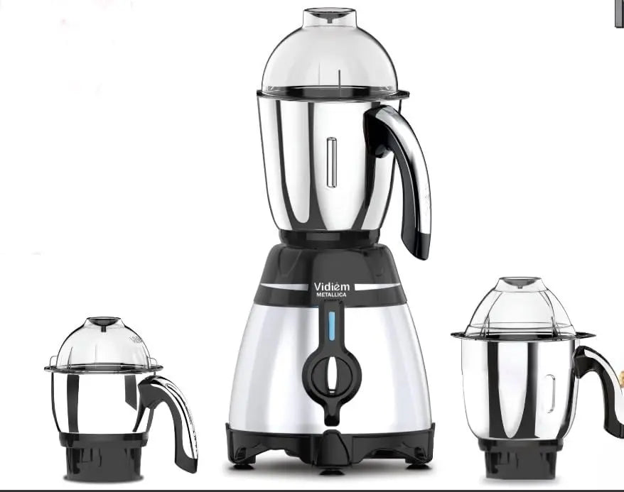 VIDIEM METALLICA STEEL - 750W / 110V Free Service Kit included - INDIAN MIXER GRINDER USA