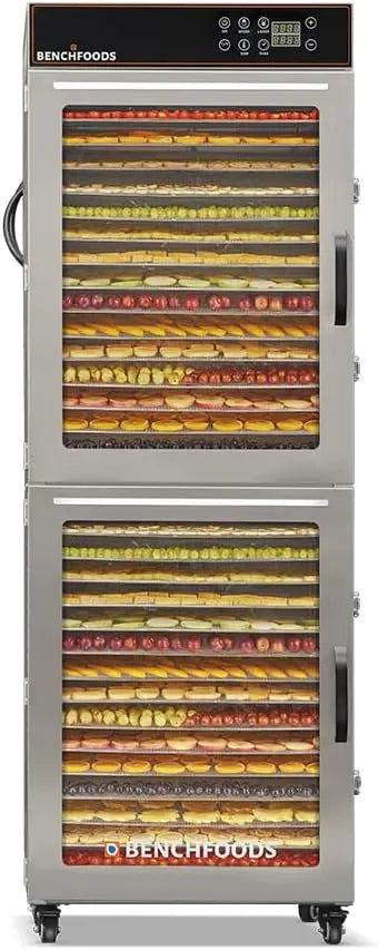 Vertical Commercial Food Dehydrator - 32-Tray / 55 Sq. Ft. Tray Area