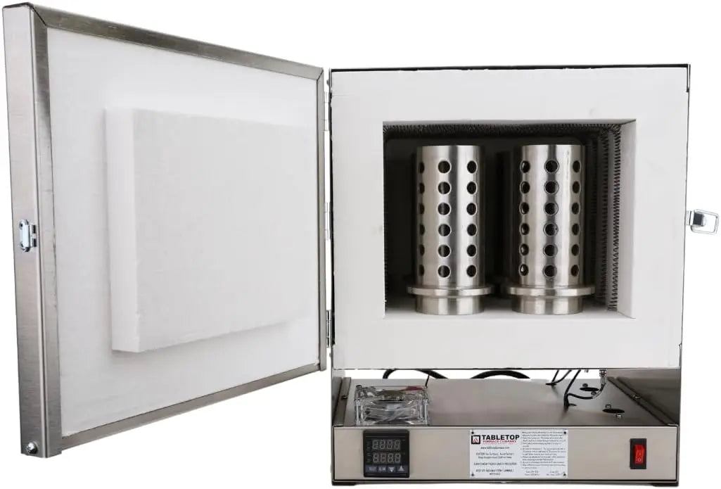 TableTop USA XL Hi-Temp 2000 Degree Electric Burnout Furnace Oven Kiln Vent Hole PROGRAMMABLE Controller Jewelry Making Dental Casting Wax 3D Resin