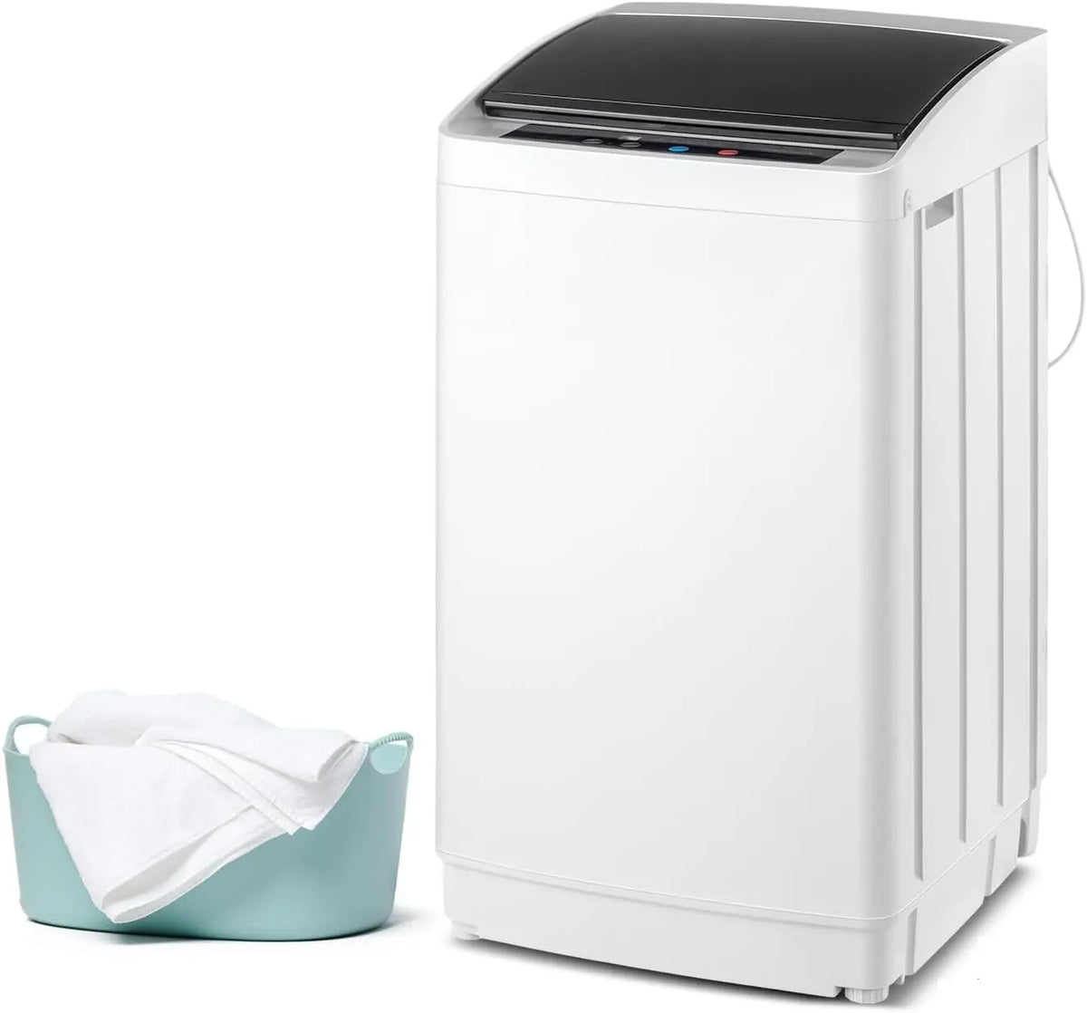 Bonnlo 17.8lbs Fully Automatic Washer - Top Load Portable Washing Machine