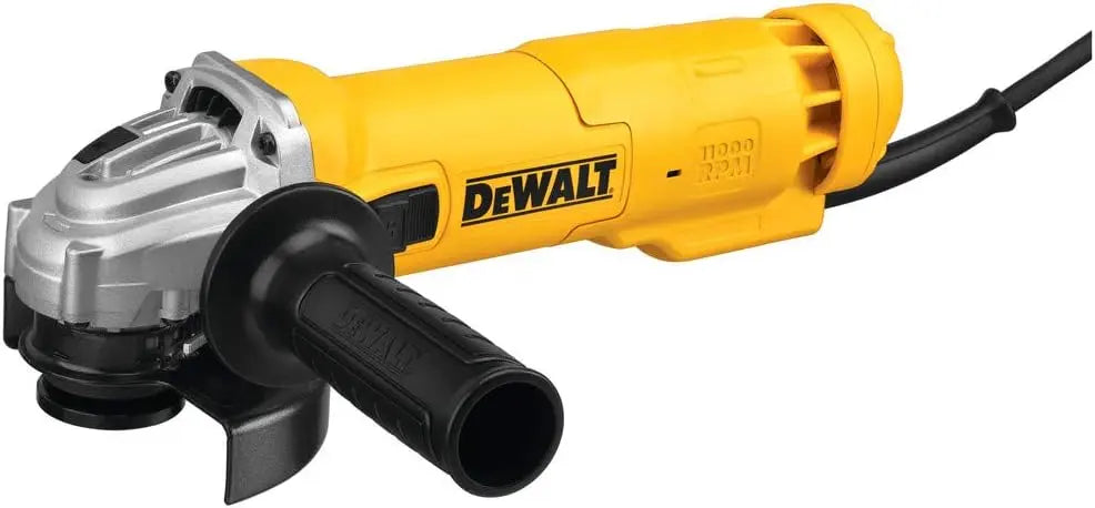DEWALT Angle Grinder Tool - 4-1/2-Inch, 11-Amp, 11, 000 RPM, With Sliding Switch and Dust Ejection System, Corded, DWE4214