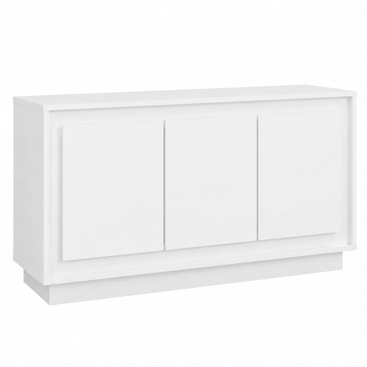 Credenza Moderna Bianca in Legno per Salotto 102x35x55 cm