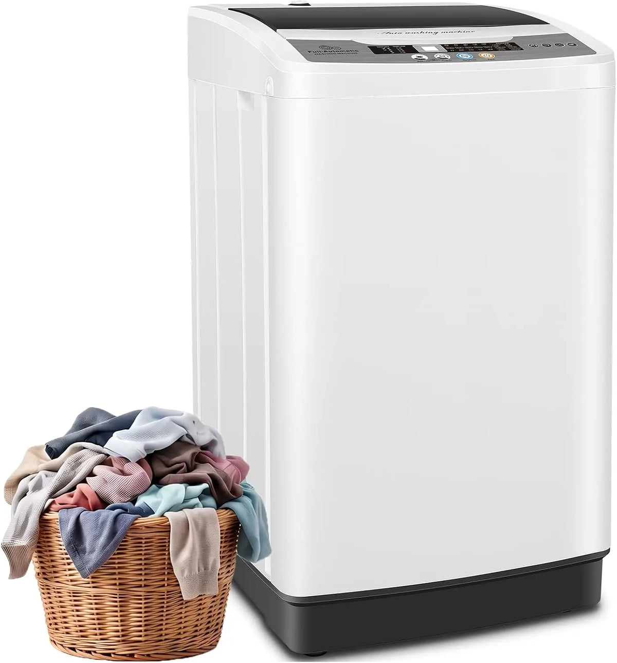 Nictemaw 2.8 Cu. Ft. Portable Washing Machine - Full Automatic Laundry Washer