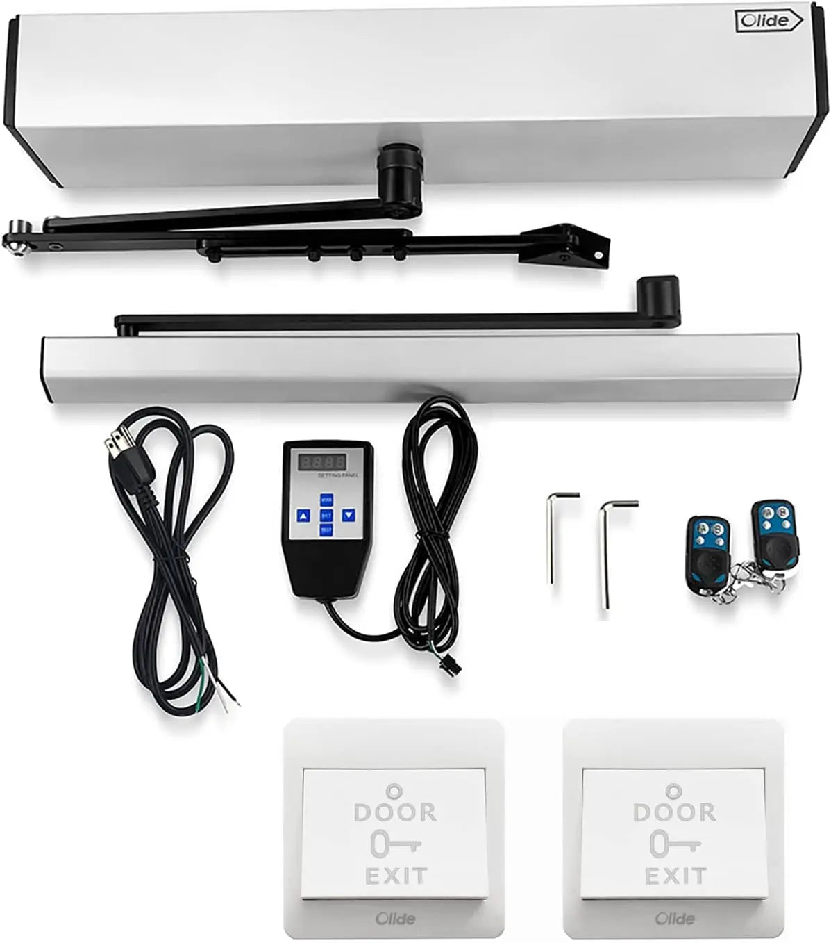 Olideauto DSW120 Handicap Door Opener for Disabilities - ADA Swing Door Operator Low Energy