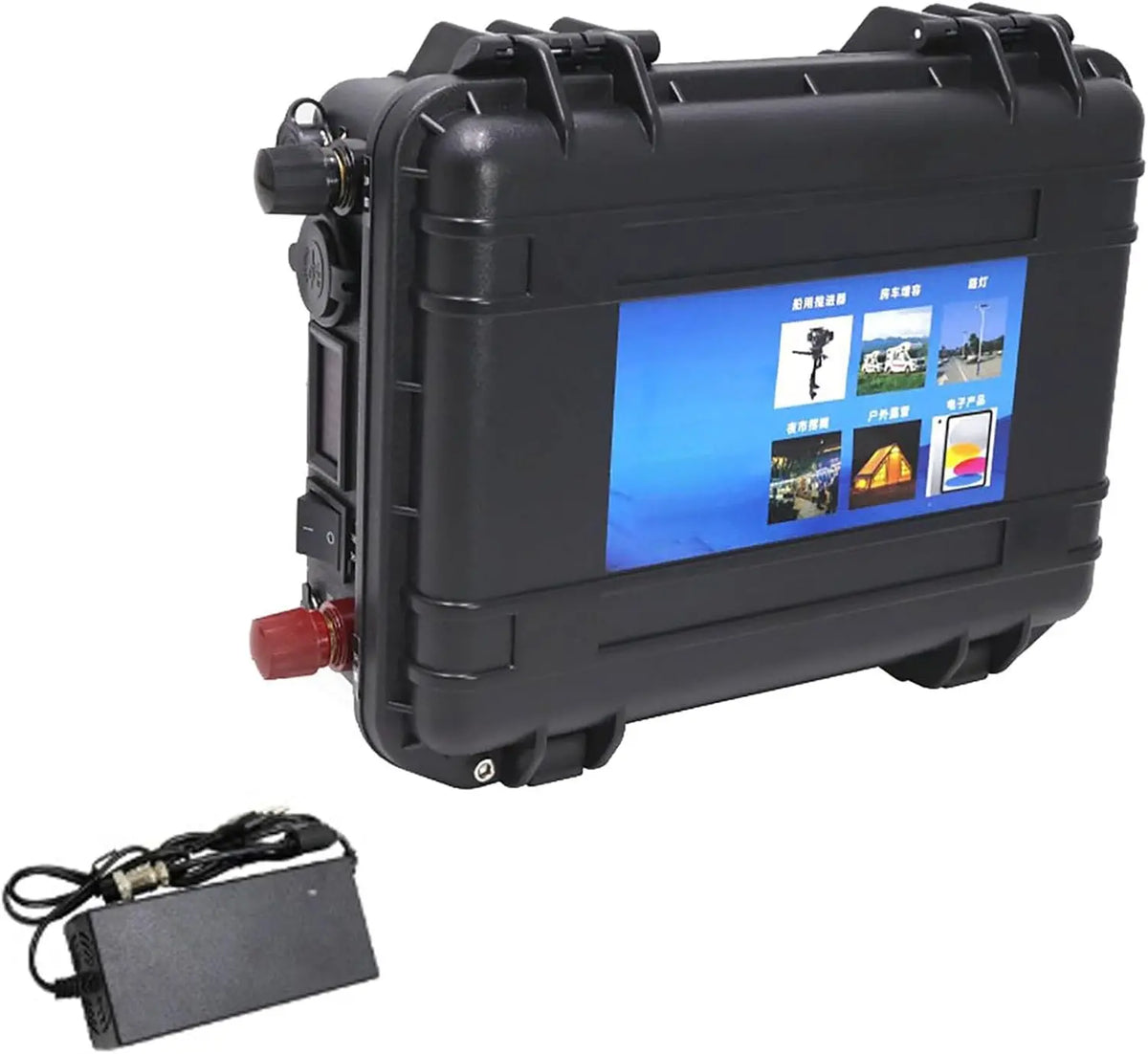 Lithium Battery - 12V 60Ah 80Ah 100Ah 120Ah 150Ah 200Ah Outdoor Thruster Battery 24V 60Ah 100Ah Fishing Boat Battery for 720W-2400W Motor Kits