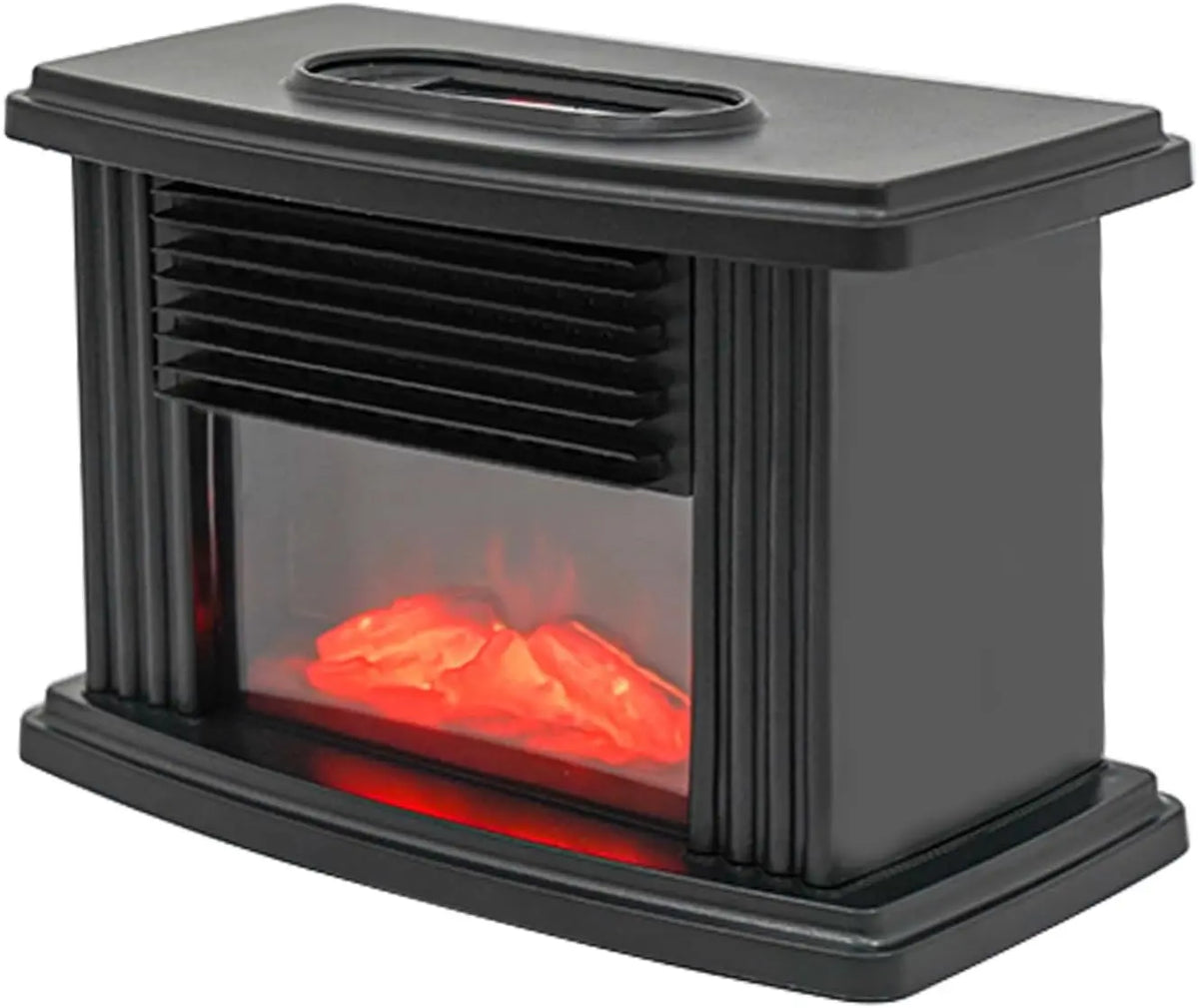 Mini Fireplace Heater - Smart Electric Portable Fireplace, Space Heater Heating Box, Easy Operate