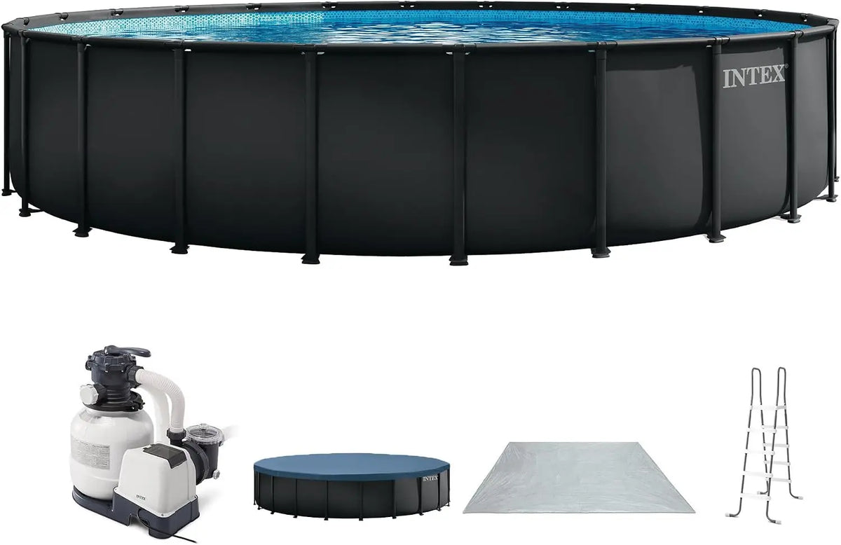 INTEX - Ultra XTR 24ft x 52in Round Above Ground Swimming Pool Set w/Pump
