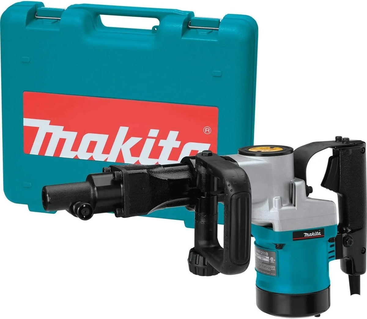 Makita HM1211B 20 lb. Demolition Hammer - Accepts 3/4 Inch Hex Bits, Black