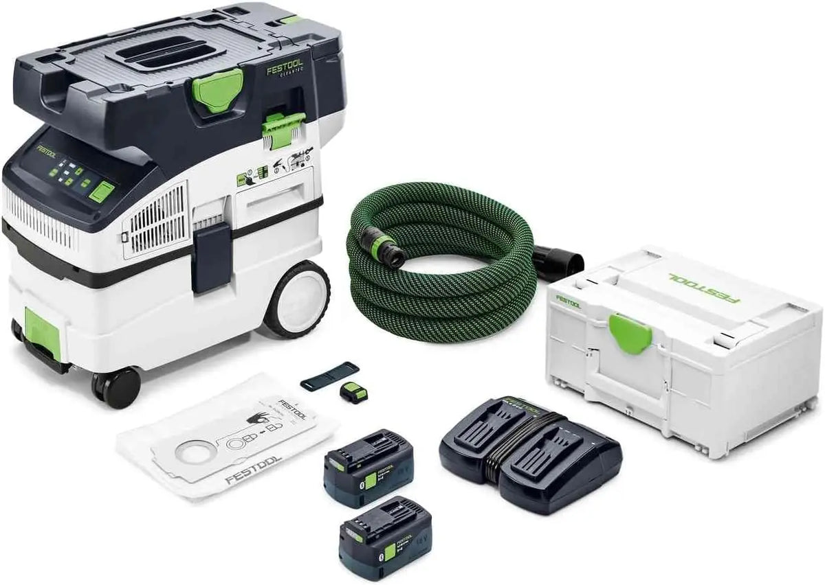 Festool - Cordless Mobile Dust Extractor CLEANTEC CTC MIDI I HEPA-Plus 577069+577079