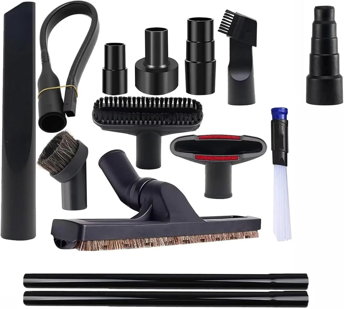 Vacuum Attachment Kit for Bosch Professional Gas 35 L AFC - Universal Vacuum Cleaner Accessories, 32/35mm Adapter, Flexible Hose, 13pcs