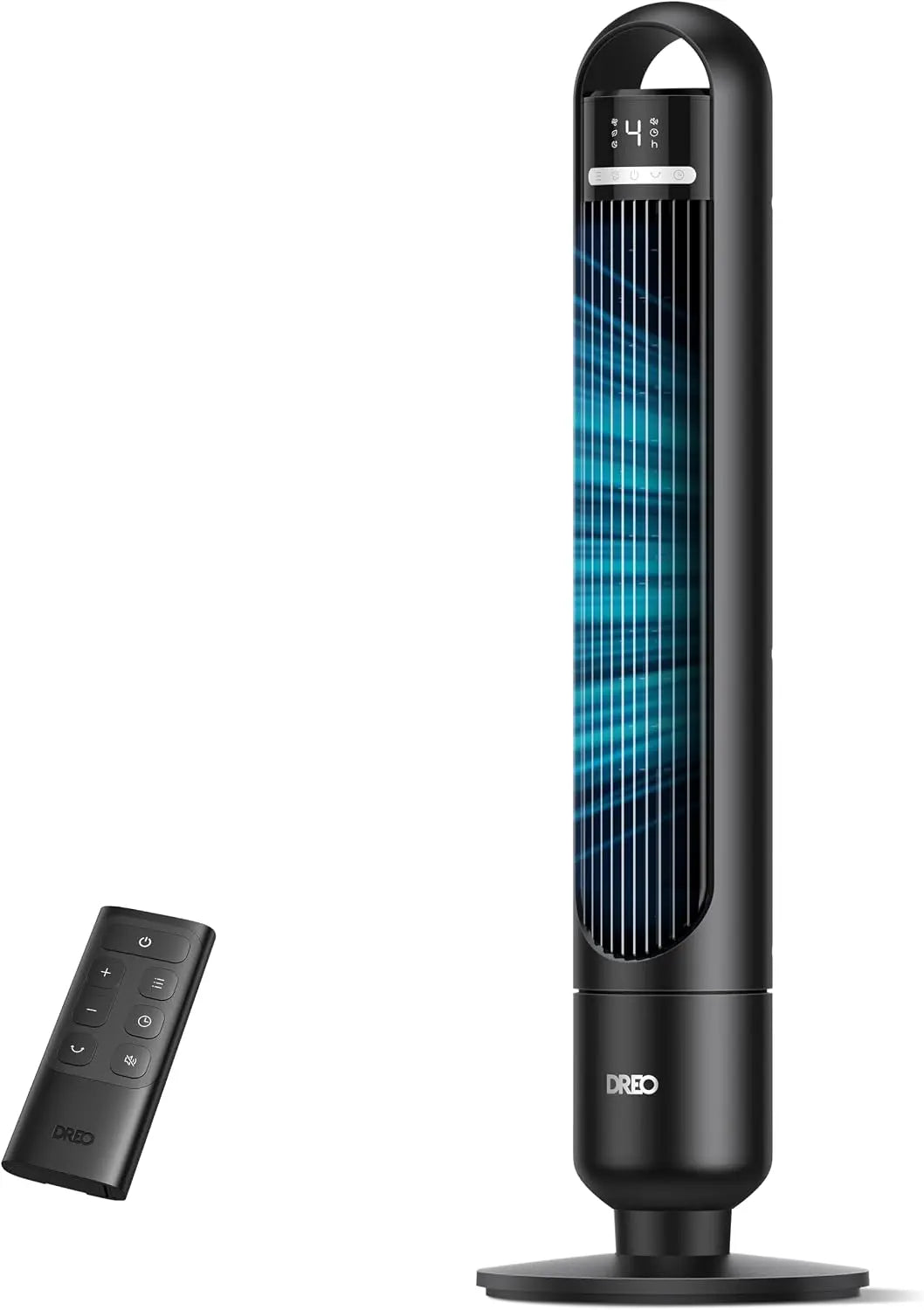 DREO Tower Fan for Bedroom - 26ft/s Velocity, 90° Oscillating, 8H Timer