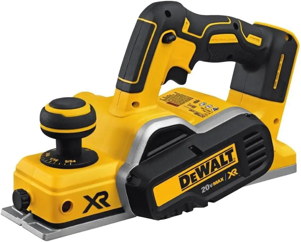 DEWALT 20V Max Planer - 30, 000 Cuts Per Minute, 2 mm Cut Depth, Brushless Motor, Bare Tool Only, DCP580B