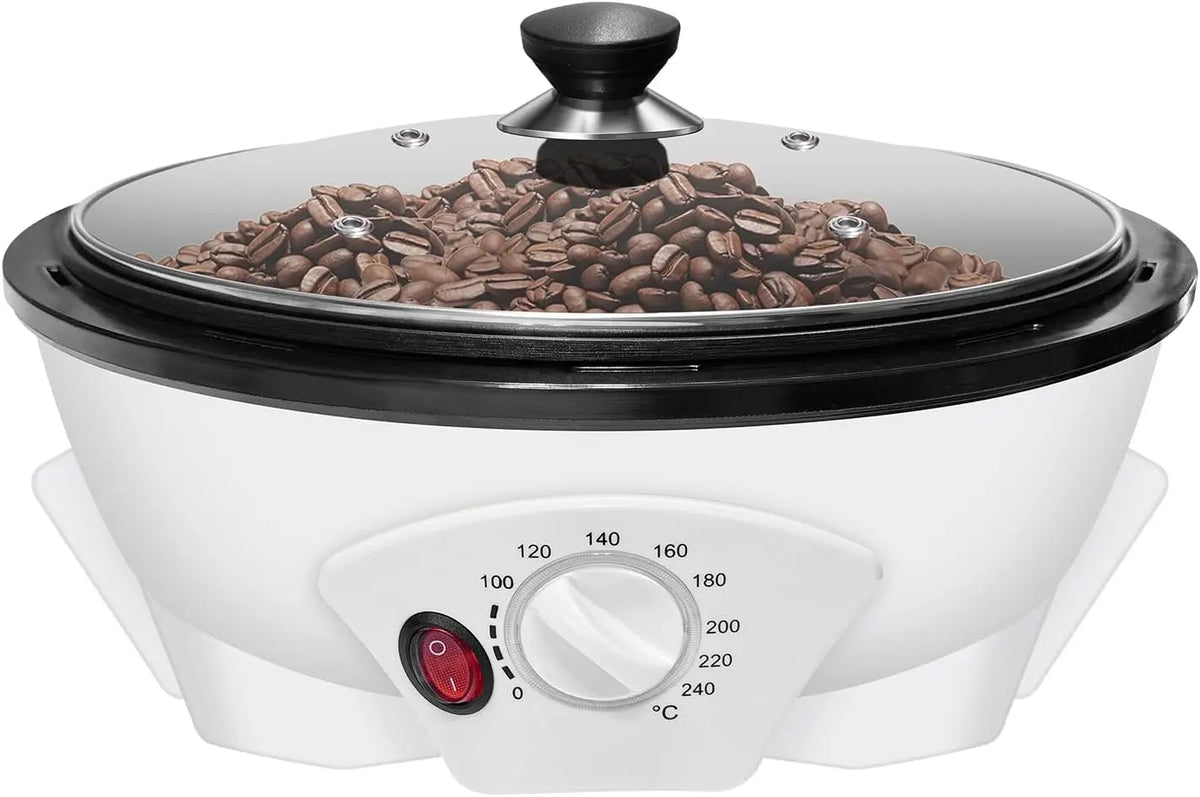Electric Coffee Roaster 800g - Adjustable Temperature Coffee Bean Roaster