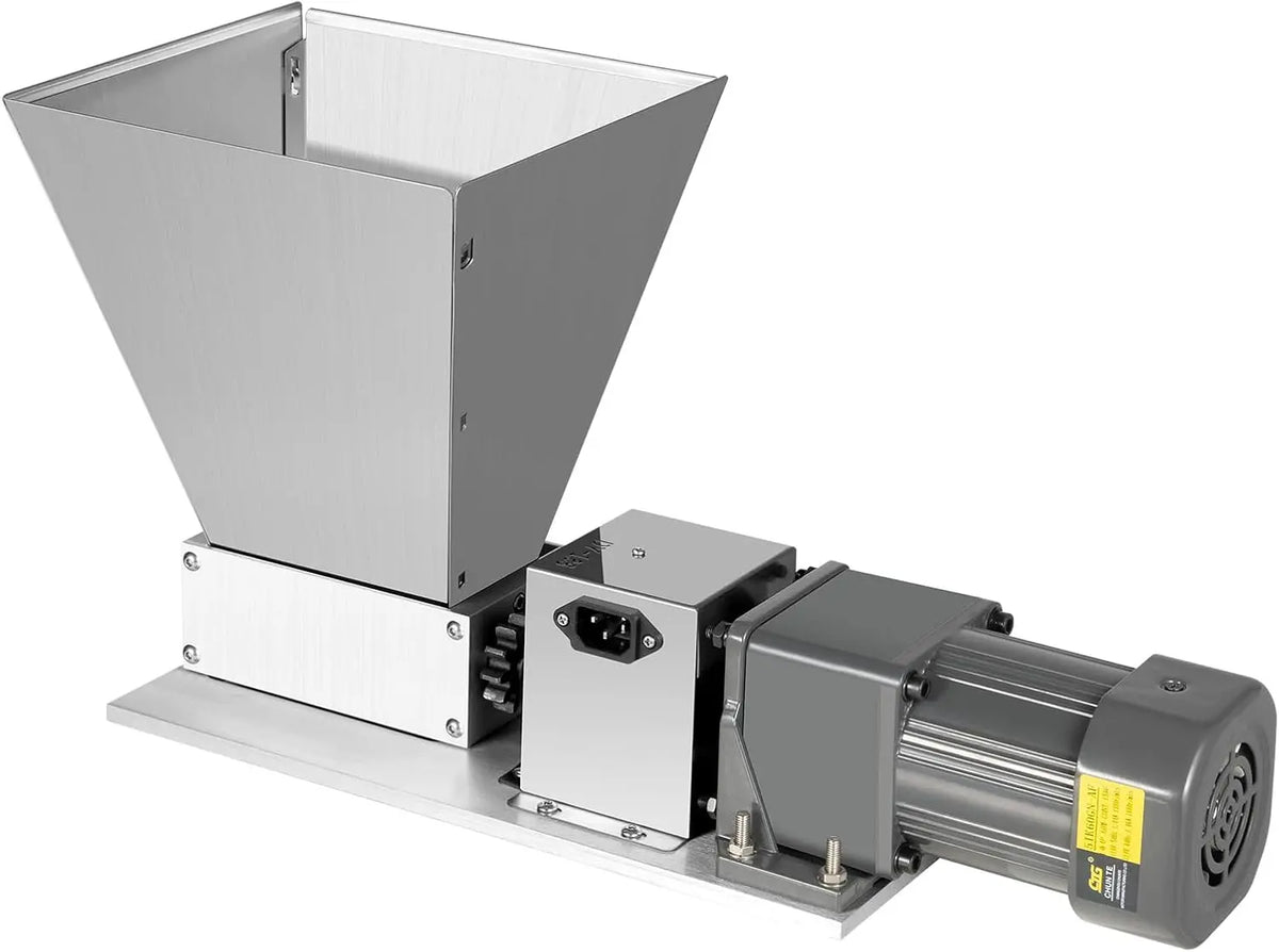 2200W Electric Grain Mill Grinder - Commercial Corn & Wheat Grinding Machine with 4L Capacity, 6x1.5 Inch Malt Crusher for Dry Grains