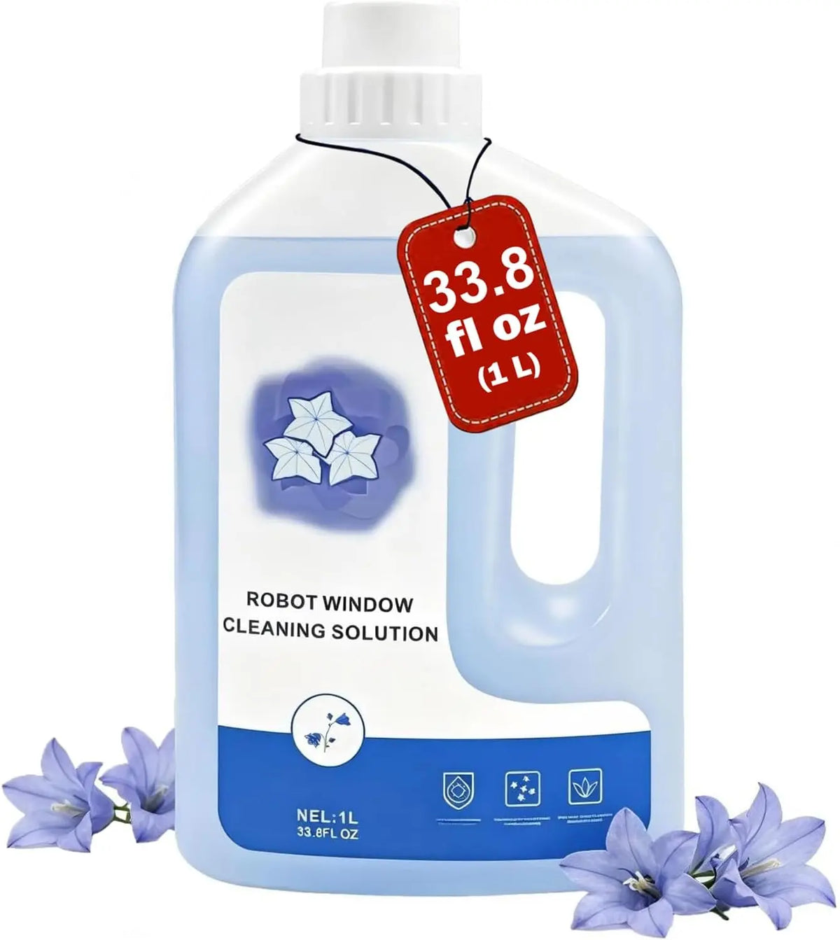 1L Window Cleaning Solution Compatible - With ECOVACS Winbot W2 PRO OMNI