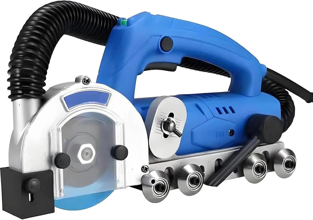 1200W Electric Grout Removal Tool - With Diamond Blade & Dust Collection