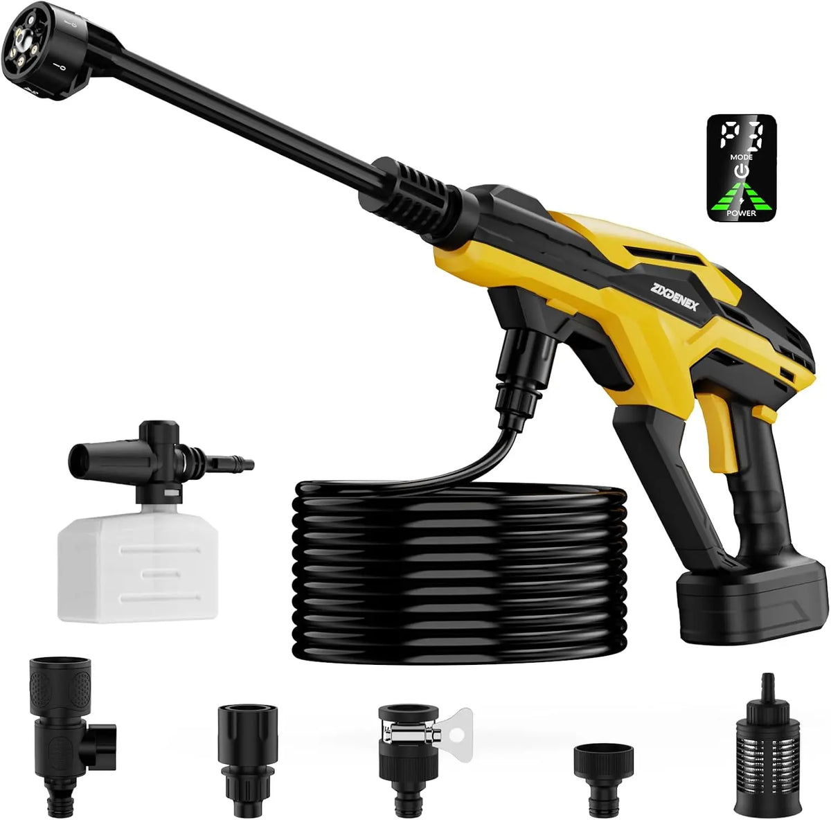 Cordless Portable Washer for Dewalt 20V Battery - Battery Not Included