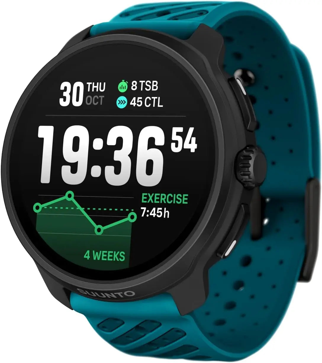 SUUNTO Race 2 GPS Sports Watch - 1.5AMOLED, 115+ Sports Modes, Wave Blue