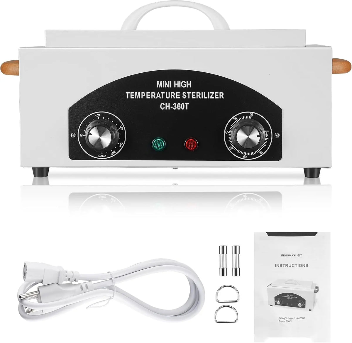 High Temperature Sterilizer Dry Heat Nail Tool Dental Tool Sterilizer - 1.5L