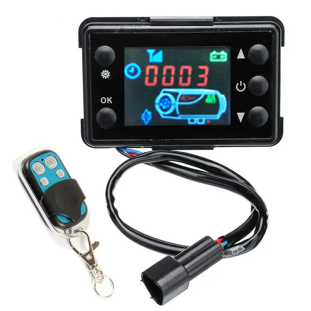 LCD Monitor Thermostat Diesel Heater Controller - Remote for 12V/24V 2kw/5kw/8kw Diesel Air Parking Heating Devic Remote