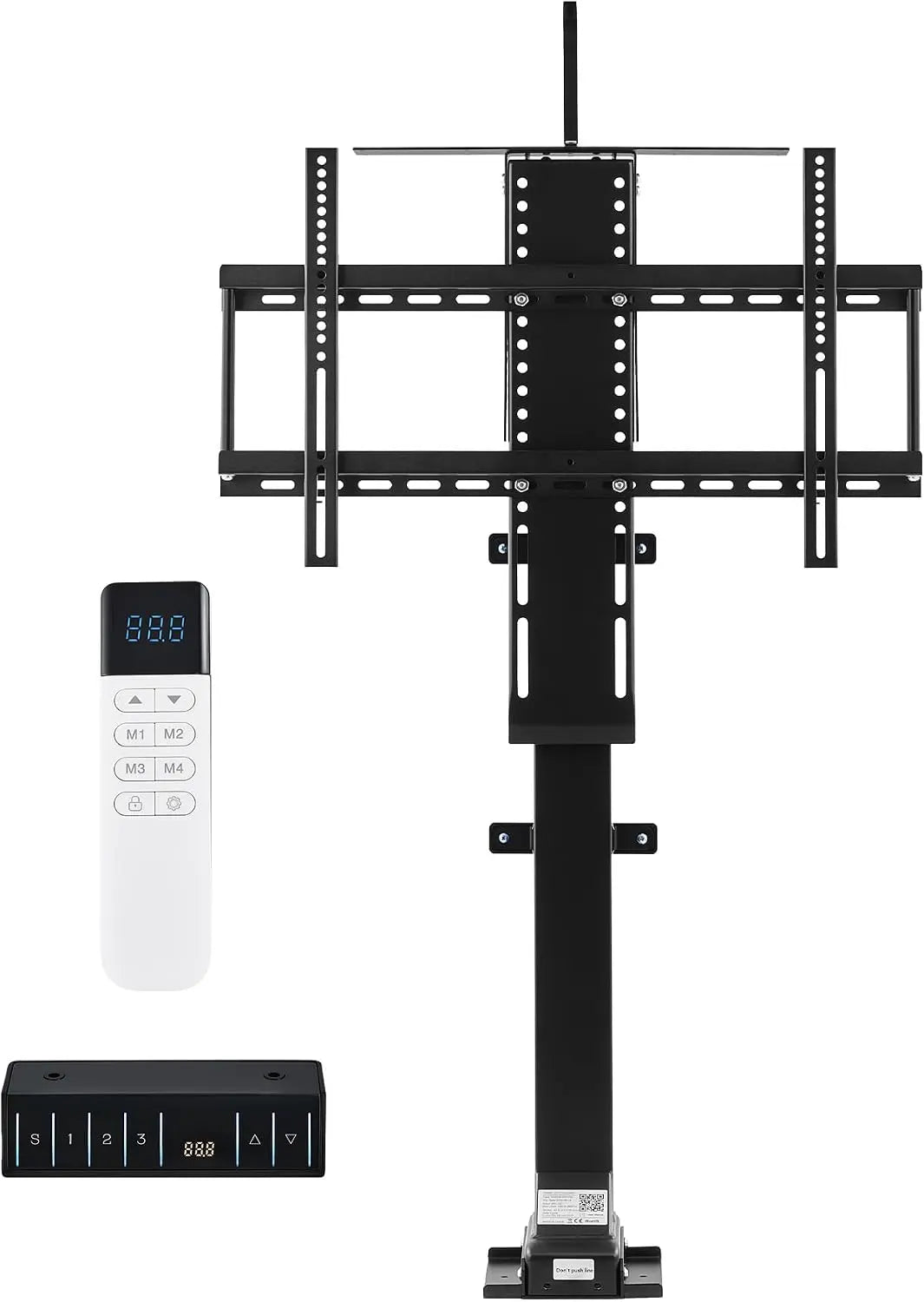 CO-Z Motorized TV Lift for 32 Inch to 70 Inch TVs up to 600x400 VESA - Automatic Lift for Home Office