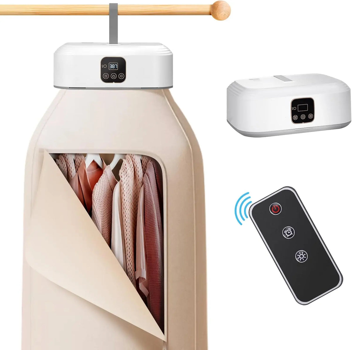 Portable Clothes Dryer - Mini Laundry Dryers with Remote Control