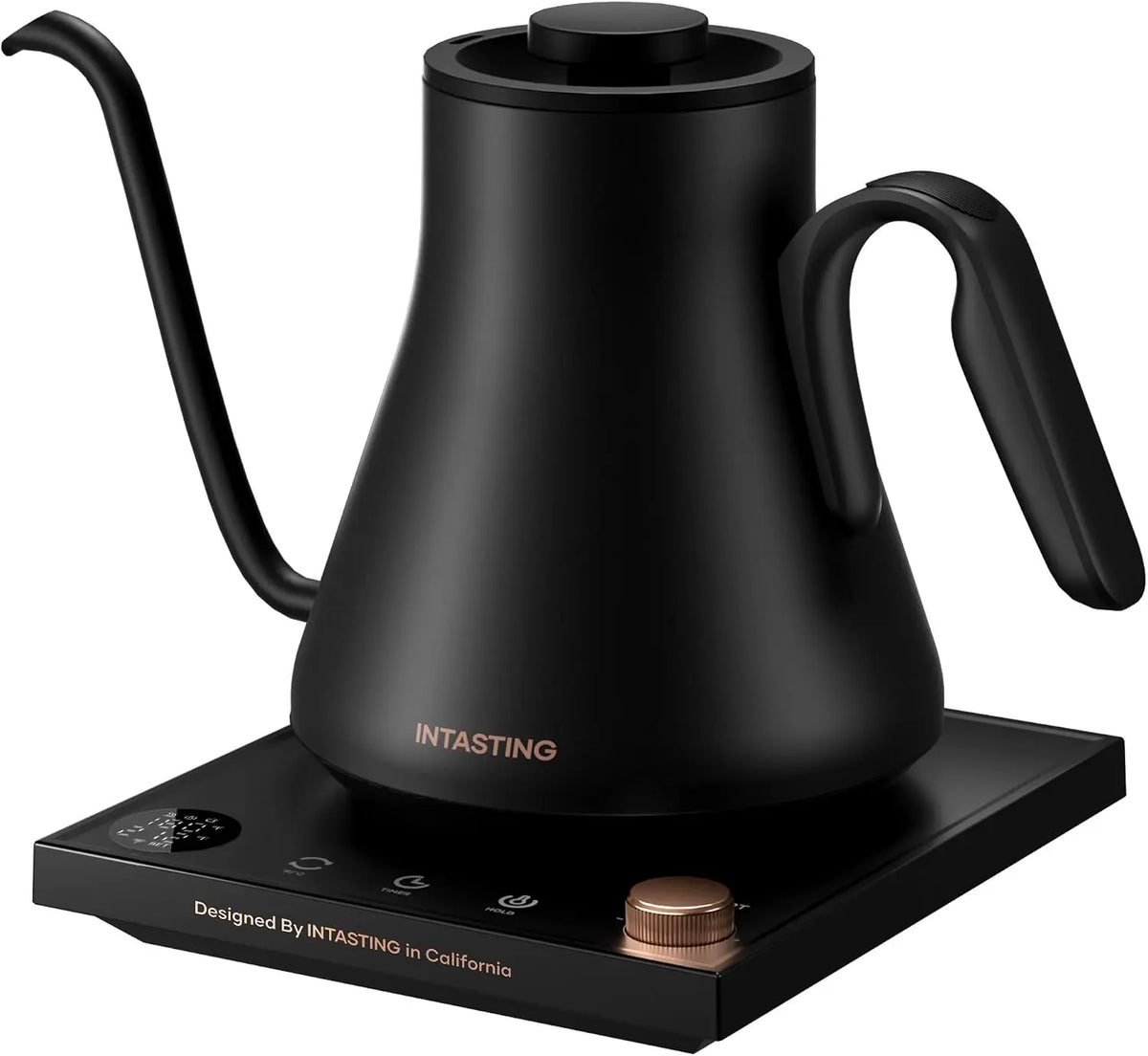 INTASTING Gooseneck Electric Kettle with ±1℉ Temperature Control - 0.9L