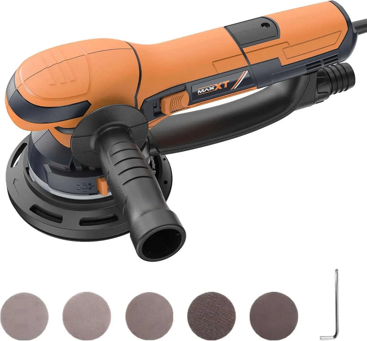 MAXXT 800W 6-Inch Random Orbital Sander - Dual Mode Variable Speed