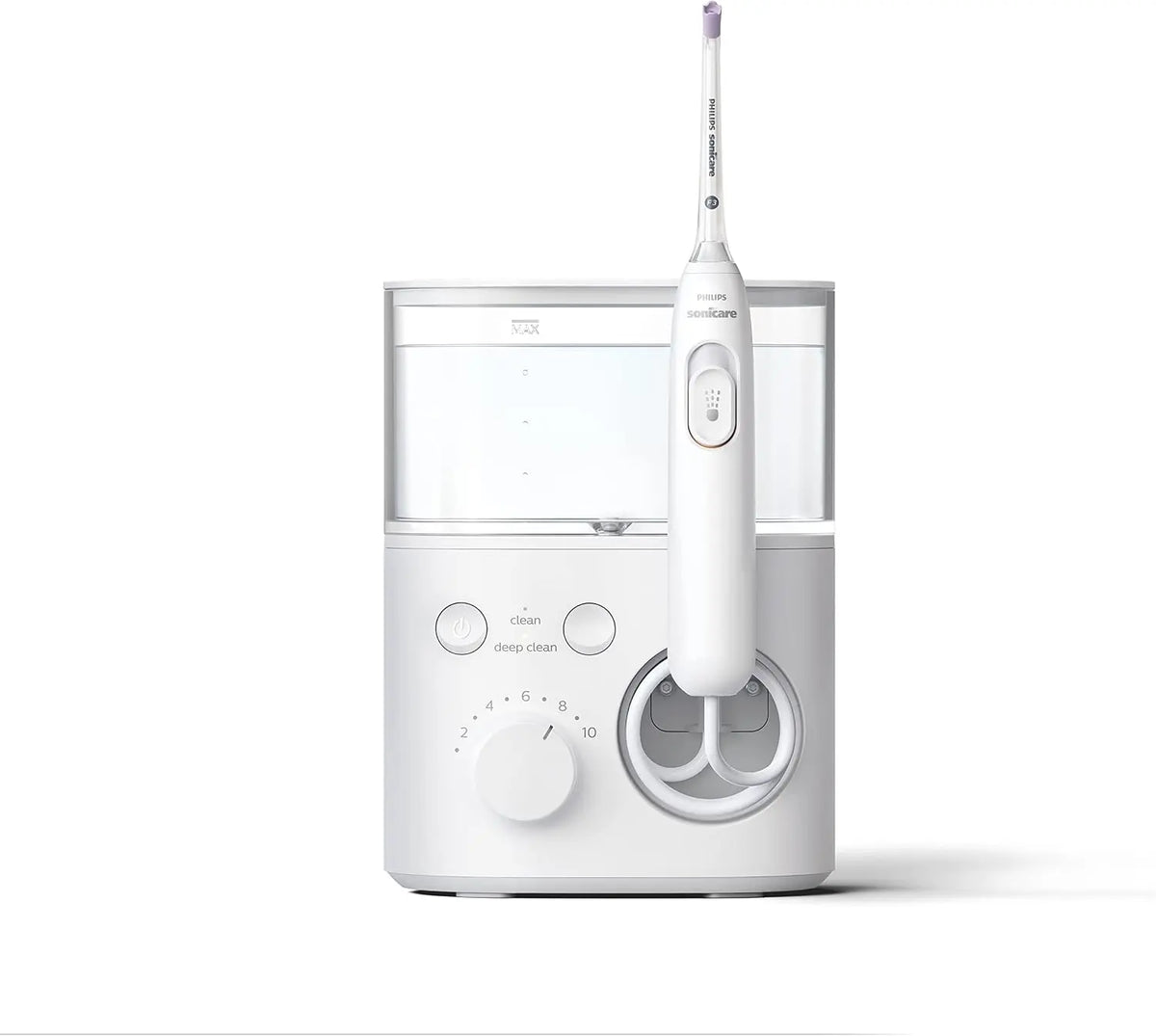 Philips Sonicare Countertop Power Flosser 3000 - 2 Nozzles, White