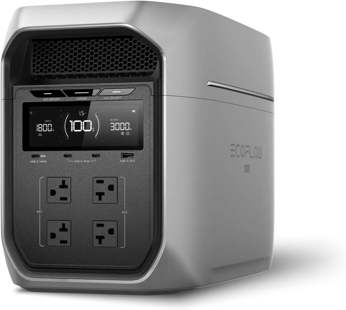 EF ECOFLOW Portable Power Station DELTA 3 Max Plus - 2048Wh, 3000W Output