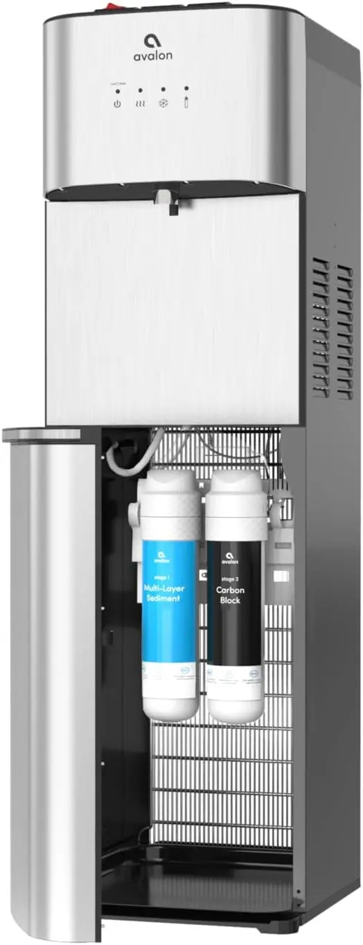 Avalon Self Cleaning Bottleless Water Cooler Water Dispenser - 3 Temperature Settings, Hot, Cold & Room Water, Durable Stainless Steel Cabinet