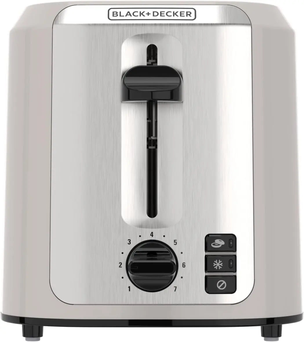 BLACK+DECKER 2-Slice Toaster with Extra-Wide Slots - Baked Stone