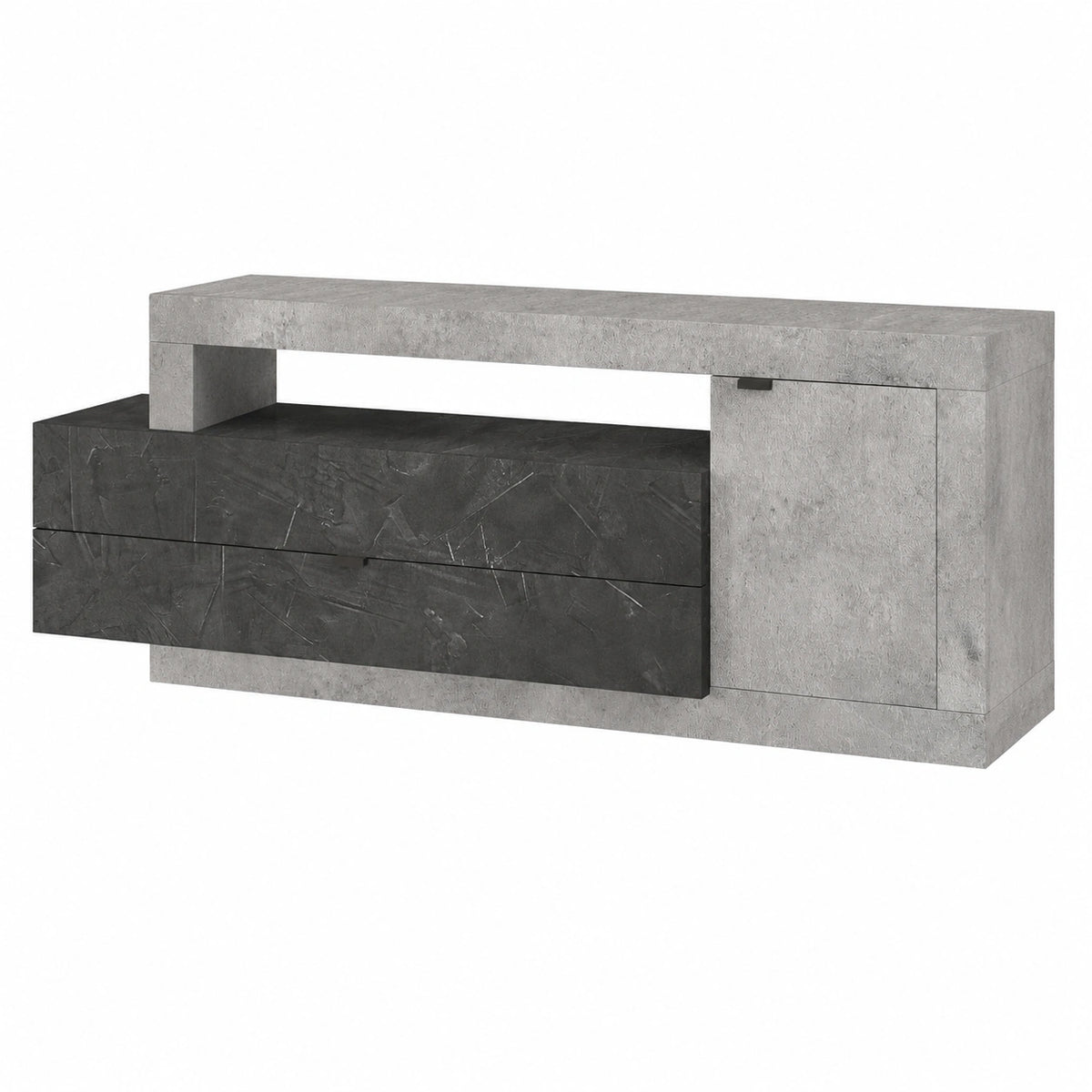 Credenza Moderna con Ante e Cassetti per Soggiorno - Made in Italy