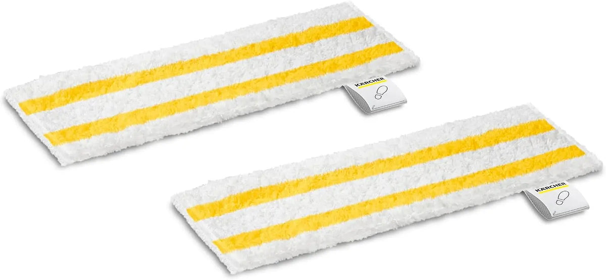 Kärcher Steam Cleaner Floor Pads - Microfiber, Designed for Karcher SC3 Steam Cleaner Floor Nozzle, for Power Steamers, 2 Pack