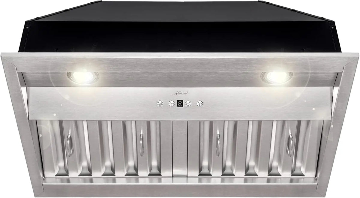Akicon Range Hood Insert 30 Inch - Ultra Quiet, Suction Built-in Kitchen Vent Hood, 3-Speeds 600CFM