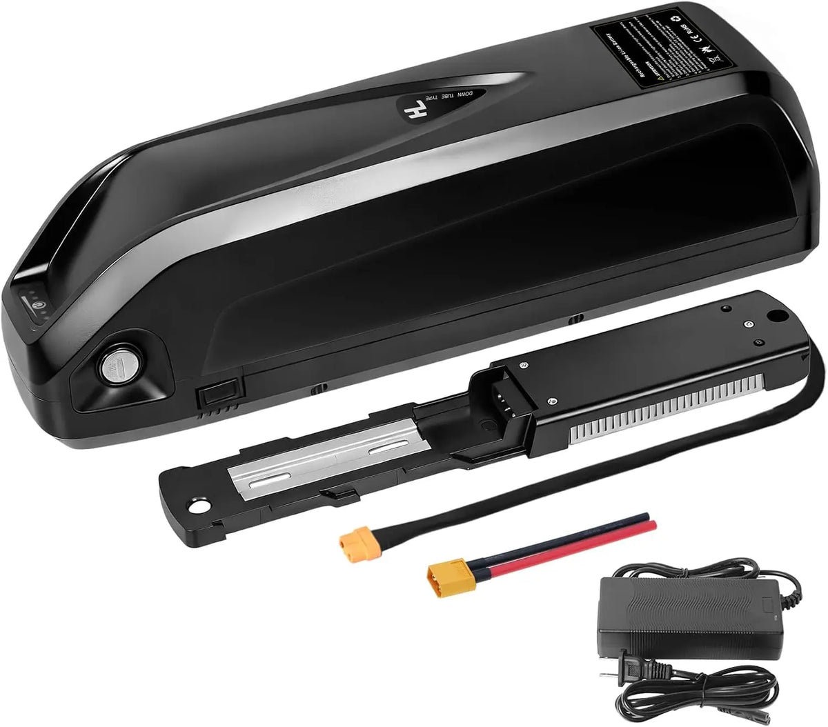 48V 20Ah Ebike Battery - Lithium Battery with 50A BMS for Electric Bicycles, Motorcycles, 100-1800W, Motors, Includes Safe Lock, USB Output, 48V 20AH